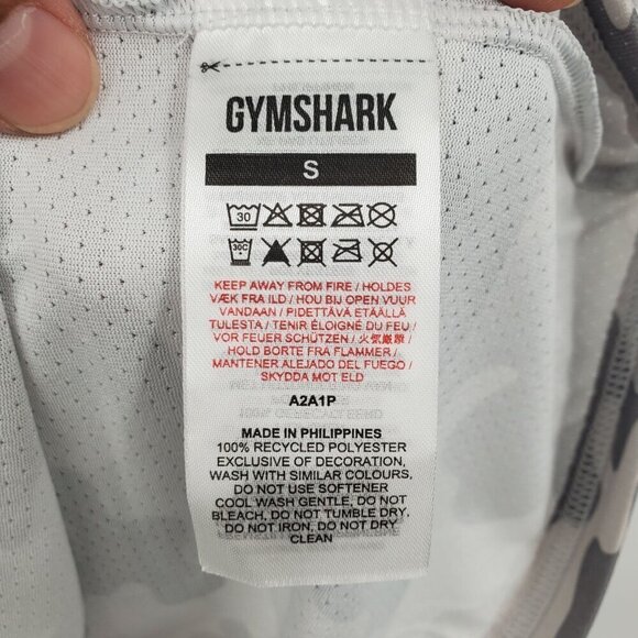 Gymshark Arrival Sleeveless Slim Fit T Shirt Top Men Size Small NWOT Tank Camo - Picture 6 of 10